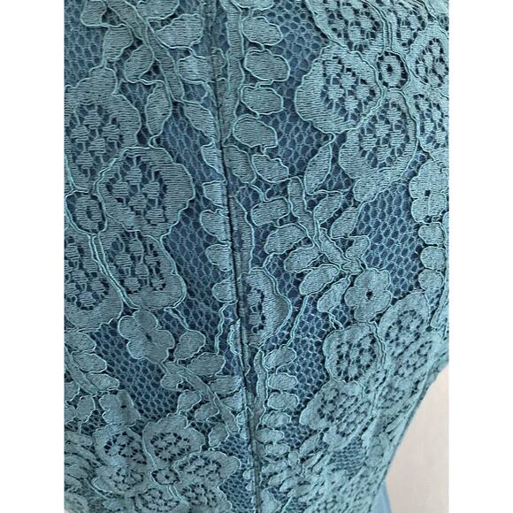 NWT JJ's House A-line Scoop Ink Blue Chiffon Bridesmaid Dress Small - Picture 13 of 16